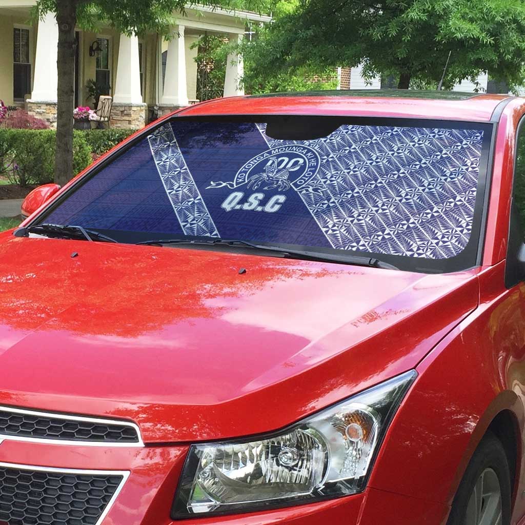 Tonga Queen Salote College Auto Sun Shade 100 Years Anniversary Navy Color LT05 - Polynesian Pride