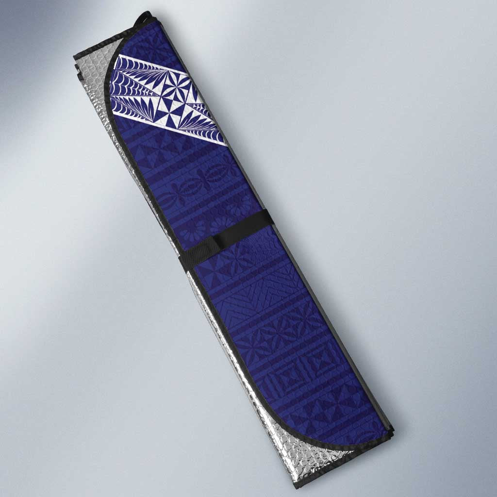 Tonga Queen Salote College Auto Sun Shade 100 Years Anniversary Navy Color LT05 - Polynesian Pride