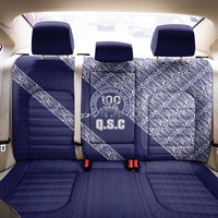 Tonga Queen Salote College Back Car Seat Cover 100 Years Anniversary Navy Color LT05 - Polynesian Pride