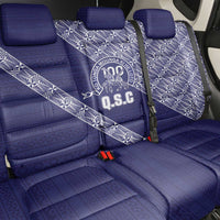 Tonga Queen Salote College Back Car Seat Cover 100 Years Anniversary Navy Color LT05 - Polynesian Pride