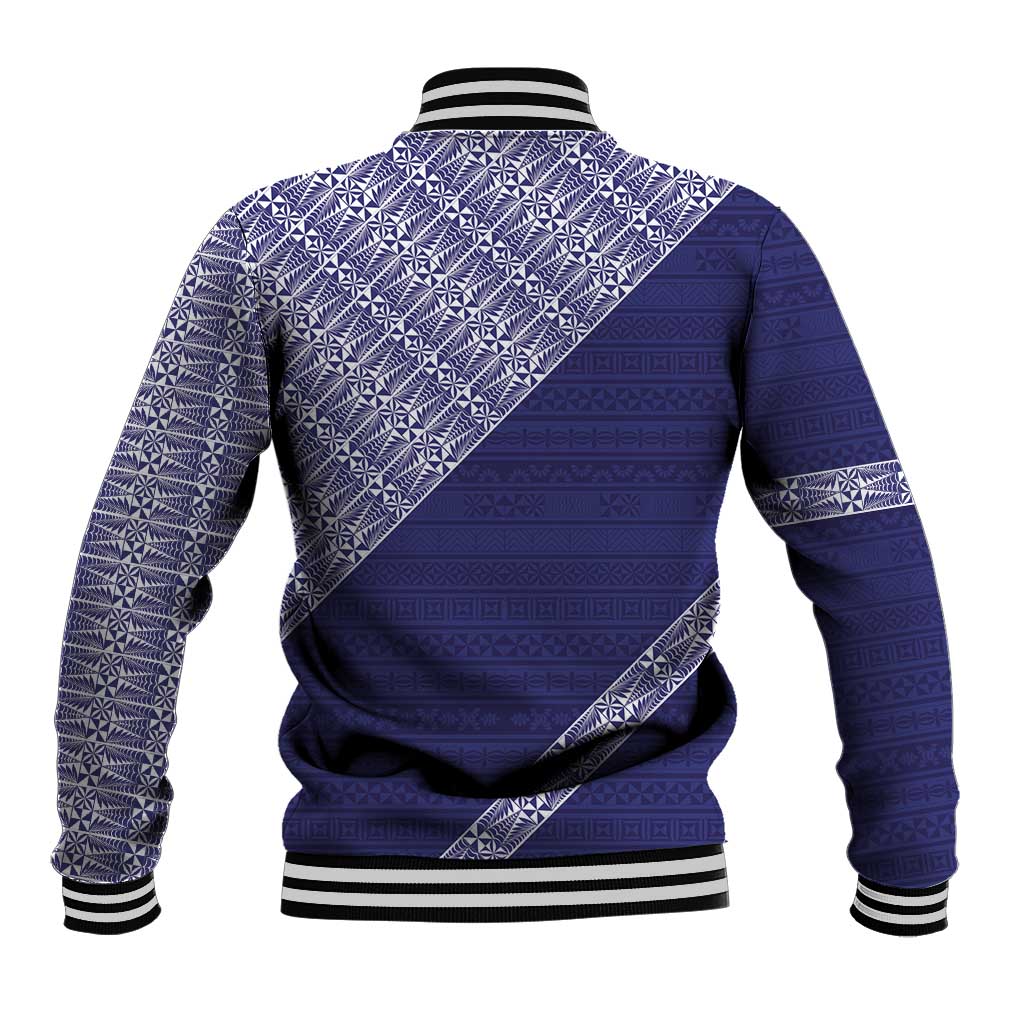 Tonga Queen Salote College Baseball Jacket 100 Years Anniversary Navy Color LT05 - Polynesian Pride