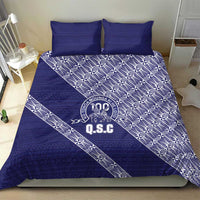 Tonga Queen Salote College Bedding Set 100 Years Anniversary Navy Color LT05 - Polynesian Pride