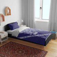 Tonga Queen Salote College Bedding Set 100 Years Anniversary Navy Color LT05 - Polynesian Pride