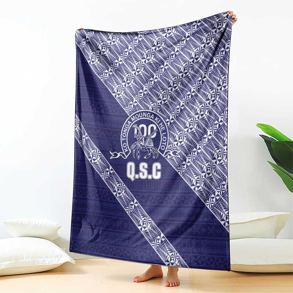 Tonga Queen Salote College Blanket 100 Years Anniversary Navy Color LT05 - Polynesian Pride