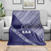 Tonga Queen Salote College Blanket 100 Years Anniversary Navy Color LT05 - Polynesian Pride