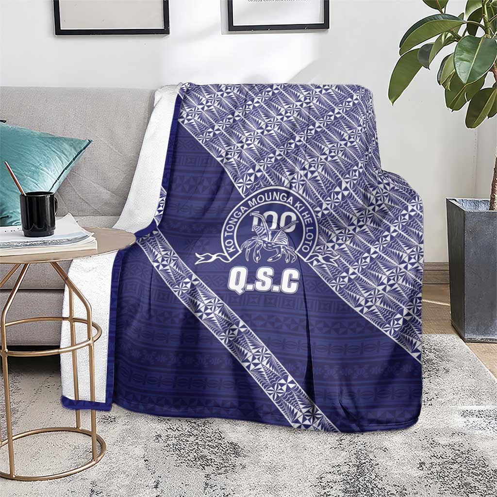 Tonga Queen Salote College Blanket 100 Years Anniversary Navy Color LT05 - Polynesian Pride