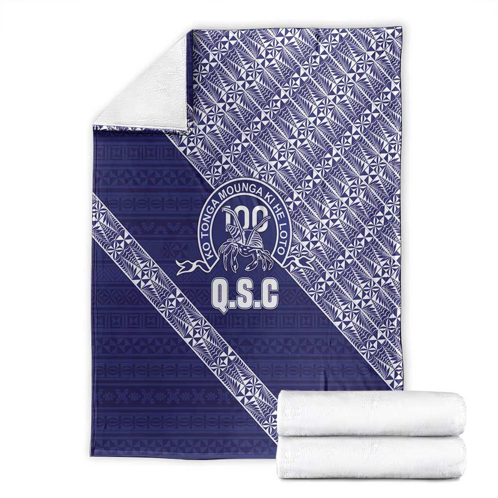 Tonga Queen Salote College Blanket 100 Years Anniversary Navy Color LT05 - Polynesian Pride