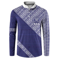 Tonga Queen Salote College Button Sweatshirt 100 Years Anniversary Navy Color LT05 Navy - Polynesian Pride