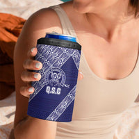 Tonga Queen Salote College 4 in 1 Can Cooler Tumbler 100 Years Anniversary Navy Color LT05 - Polynesian Pride