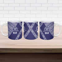Tonga Queen Salote College Ceramic Mug 100 Years Anniversary Navy Color LT05 - Polynesian Pride