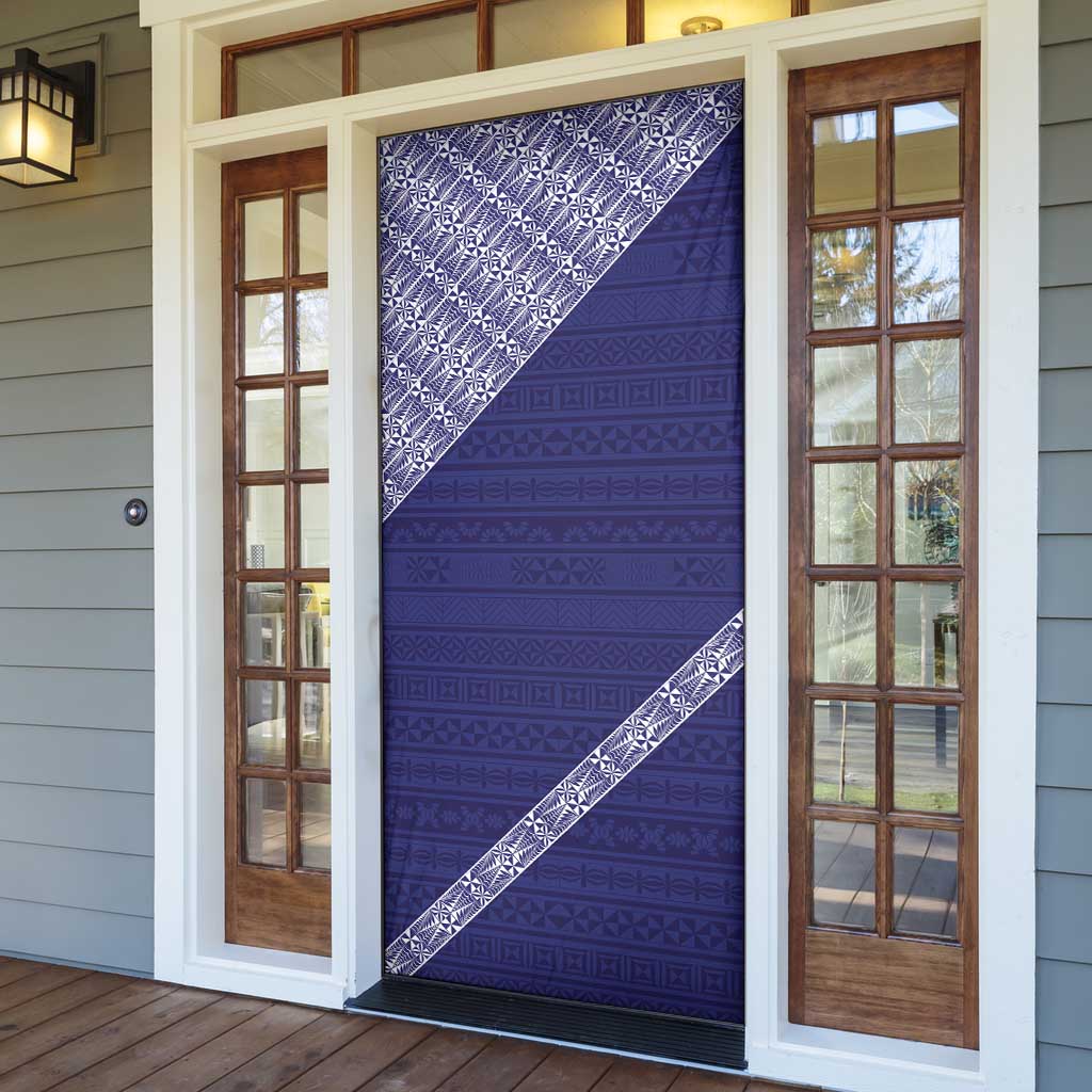 Tonga Queen Salote College Door Cover 100 Years Anniversary Navy Color LT05 - Polynesian Pride