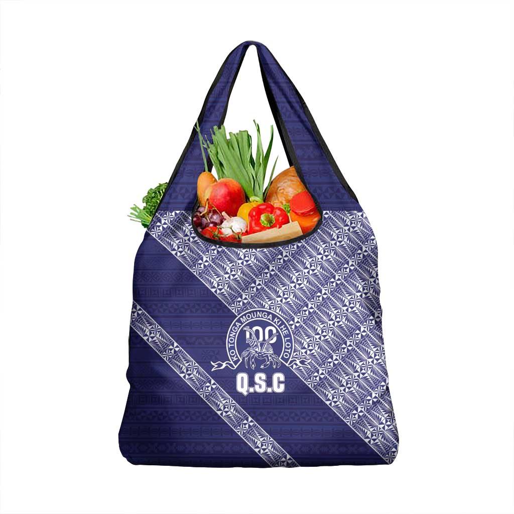 Tonga Queen Salote College Grocery Bag 100 Years Anniversary Navy Color LT05 1-pack One Size Navy - Polynesian Pride