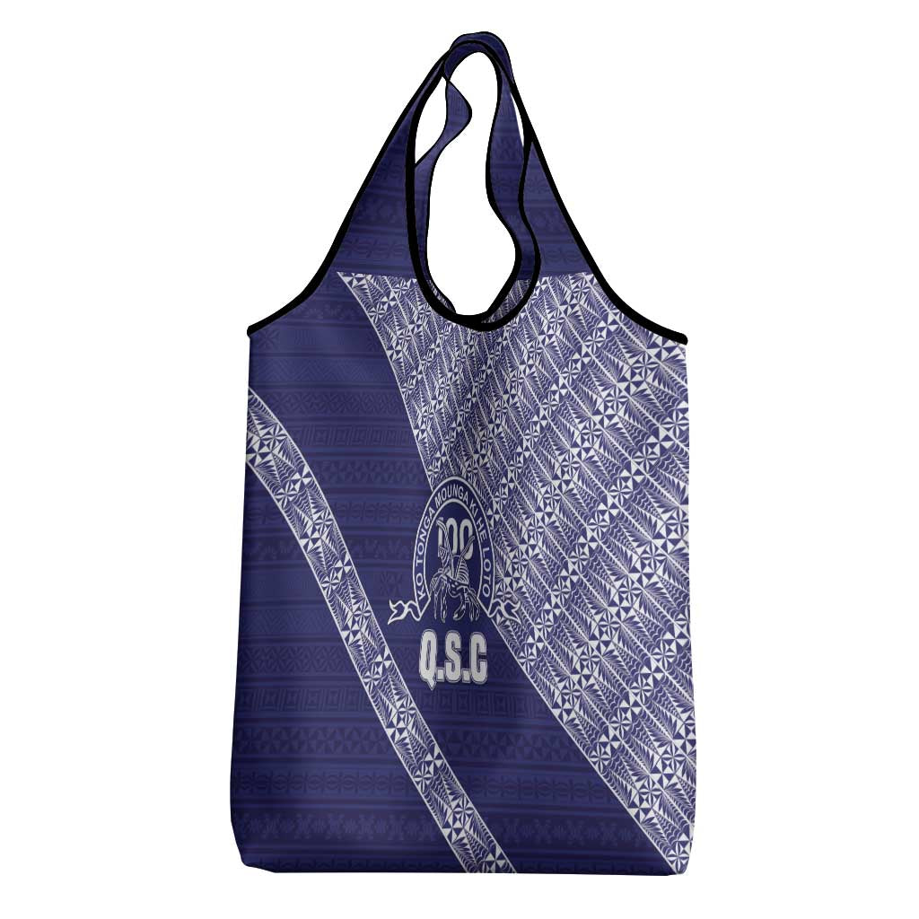 Tonga Queen Salote College Grocery Bag 100 Years Anniversary Navy Color LT05 - Polynesian Pride