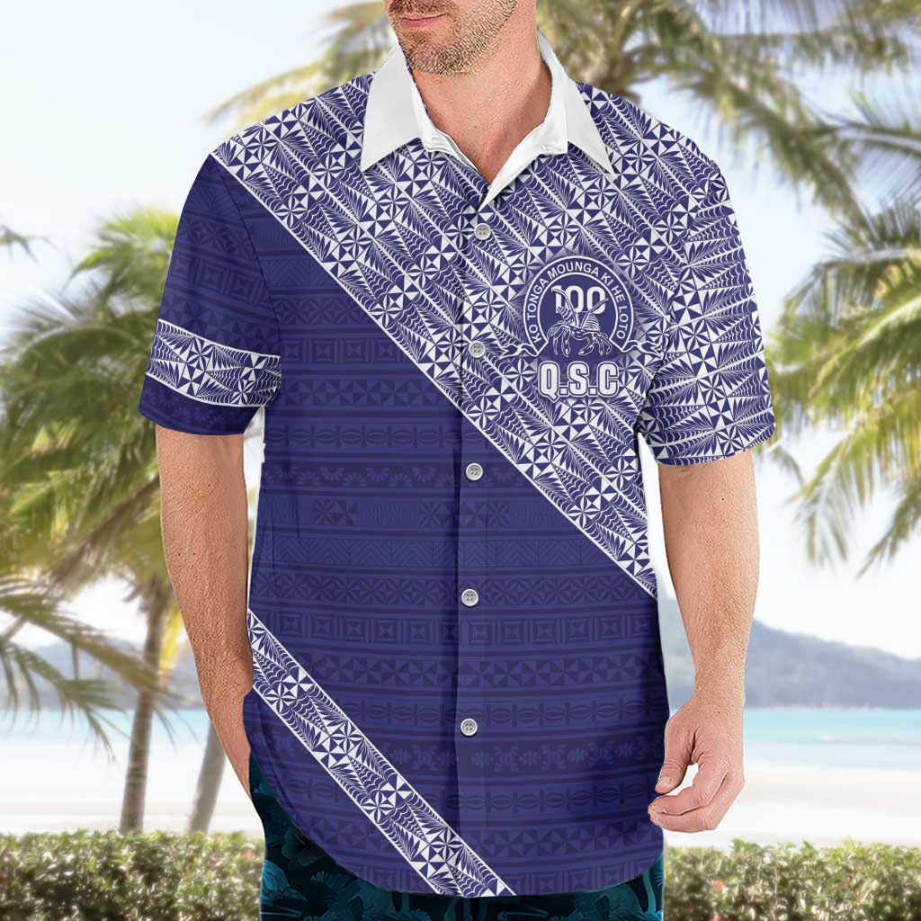 Tonga Queen Salote College Hawaiian Shirt 100 Years Anniversary Navy Color LT05 - Polynesian Pride