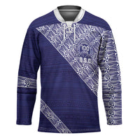 Tonga Queen Salote College Hockey Jersey 100 Years Anniversary Navy Color LT05 Unisex Navy - Polynesian Pride