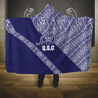 Tonga Queen Salote College Hooded Blanket 100 Years Anniversary Navy Color LT05 - Polynesian Pride