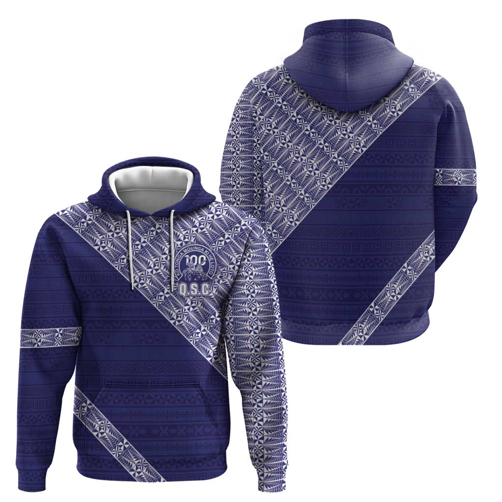 Tonga Queen Salote College Hoodie 100 Years Anniversary Navy Color LT05 - Polynesian Pride