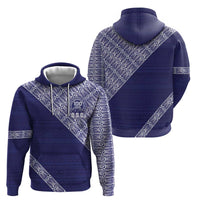 Tonga Queen Salote College Hoodie 100 Years Anniversary Navy Color LT05 - Polynesian Pride