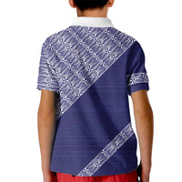 Tonga Queen Salote College Kid Polo Shirt 100 Years Anniversary Navy Color LT05 - Polynesian Pride