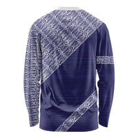 Tonga Queen Salote College Long Sleeve Shirt 100 Years Anniversary Navy Color LT05 - Polynesian Pride