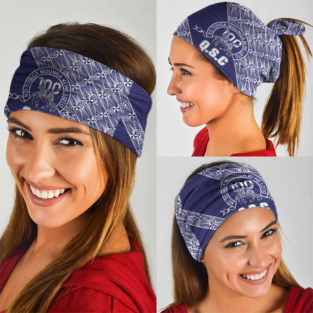 Tonga Queen Salote College Neck Gaiter 100 Years Anniversary Navy Color LT05 - Polynesian Pride