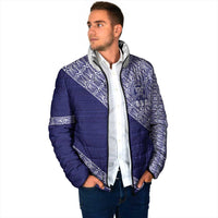 Tonga Queen Salote College Padded Jacket 100 Years Anniversary Navy Color LT05 - Polynesian Pride