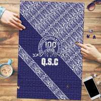 Tonga Queen Salote College Puzzle 100 Years Anniversary Navy Color LT05 Navy - Polynesian Pride