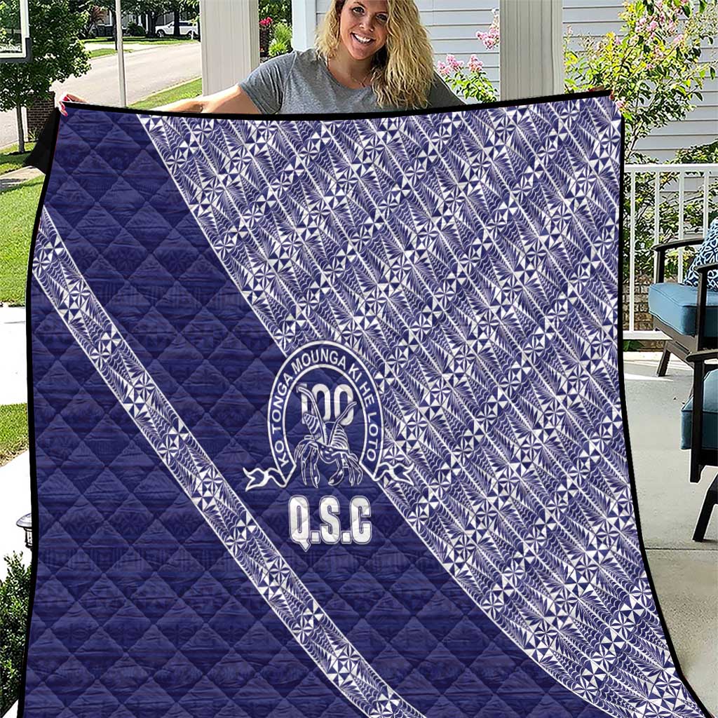 Tonga Queen Salote College Quilt 100 Years Anniversary Navy Color LT05 Navy - Polynesian Pride