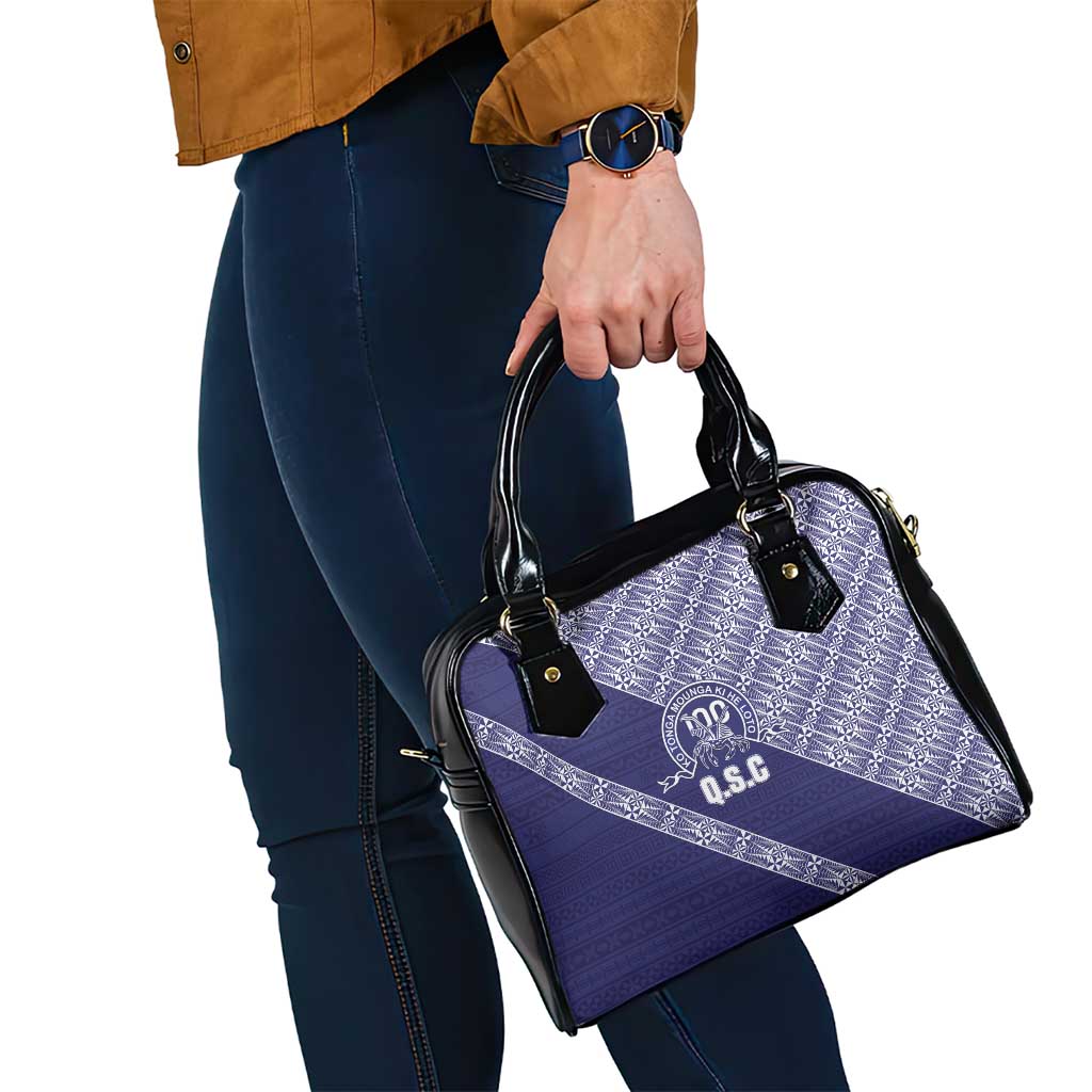 Tonga Queen Salote College Shoulder Handbag 100 Years Anniversary Navy Color LT05 - Polynesian Pride