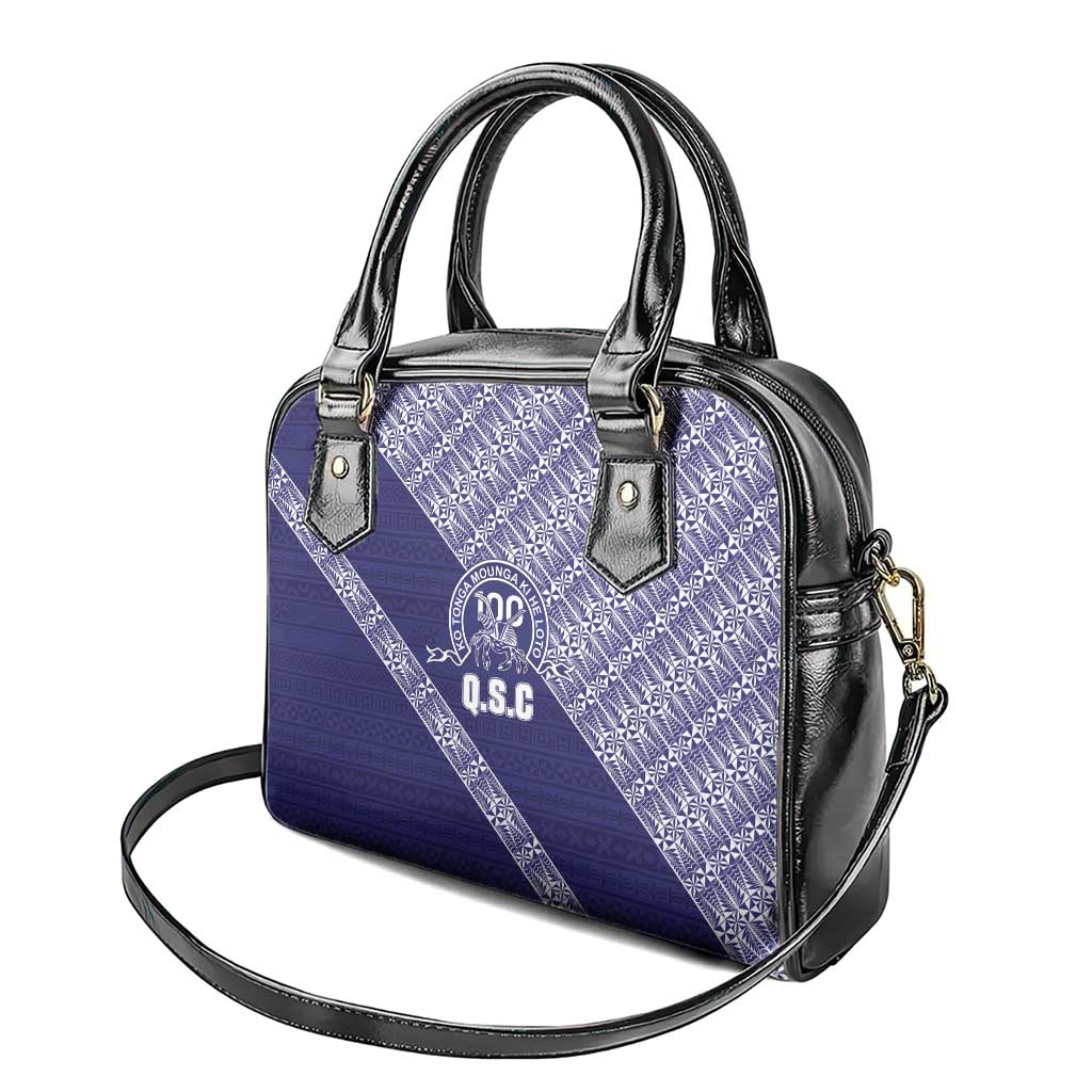 Tonga Queen Salote College Shoulder Handbag 100 Years Anniversary Navy Color LT05 - Polynesian Pride