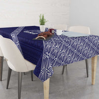 Tonga Queen Salote College Tablecloth 100 Years Anniversary Navy Color LT05 - Polynesian Pride