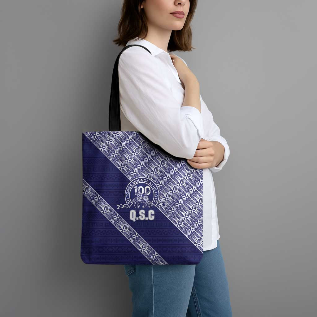 Tonga Queen Salote College Tote Bag 100 Years Anniversary Navy Color LT05 - Polynesian Pride