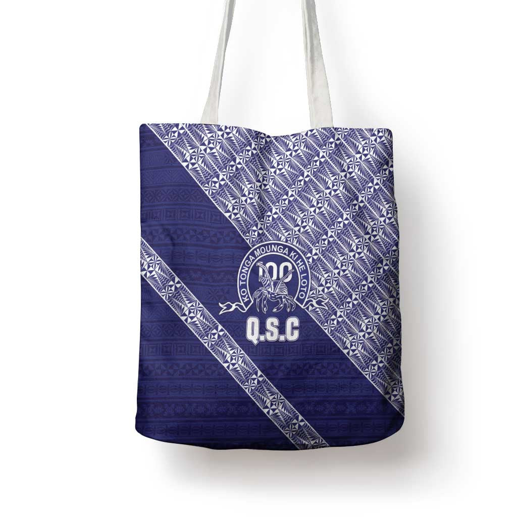 Tonga Queen Salote College Tote Bag 100 Years Anniversary Navy Color LT05 - Polynesian Pride