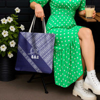Tonga Queen Salote College Tote Bag 100 Years Anniversary Navy Color LT05 - Polynesian Pride
