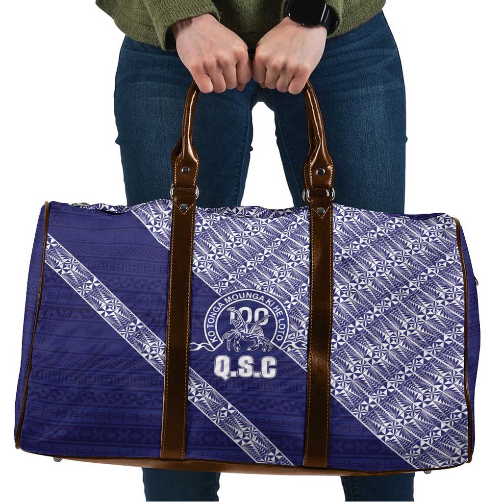 Tonga Queen Salote College Travel Bag 100 Years Anniversary Navy Color