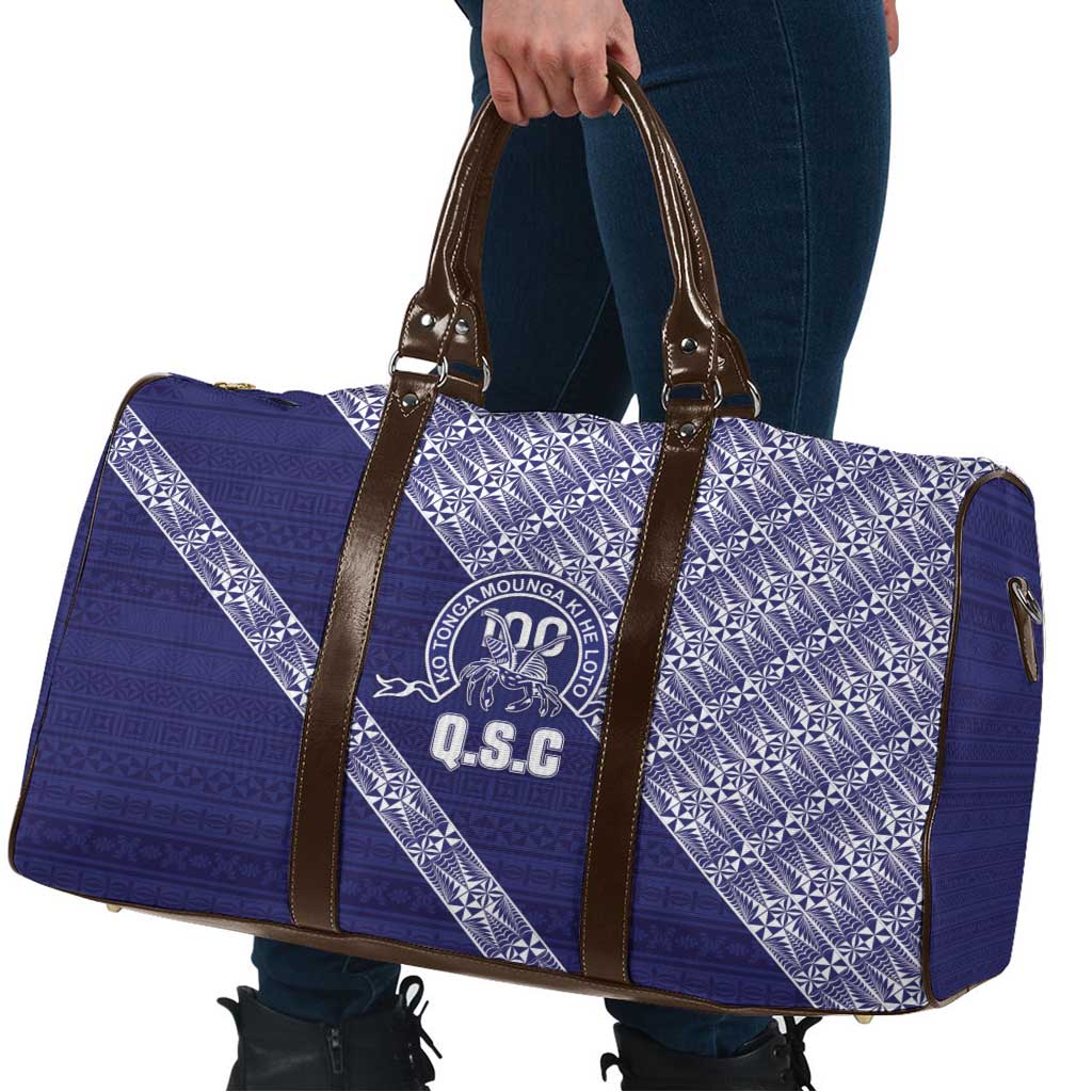 Tonga Queen Salote College Travel Bag 100 Years Anniversary Navy Color LT05 - Polynesian Pride