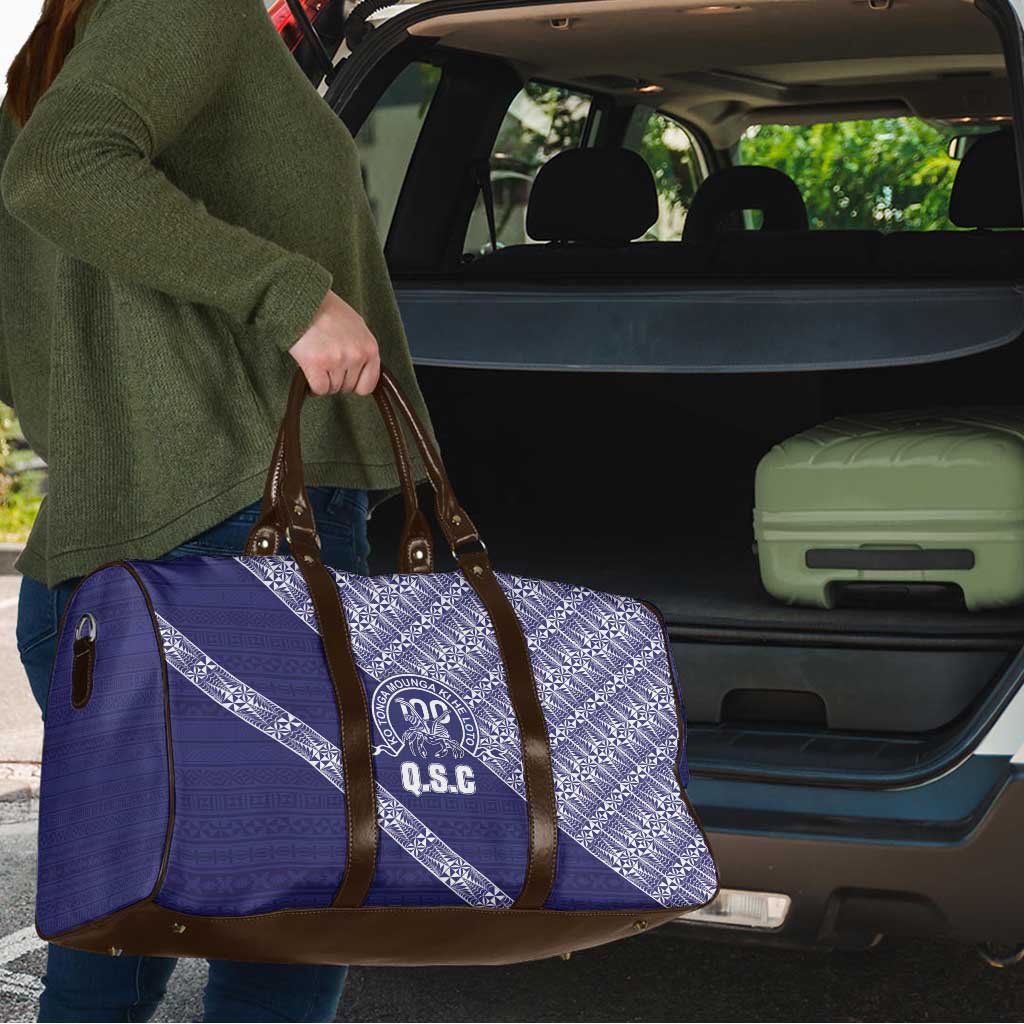 Tonga Queen Salote College Travel Bag 100 Years Anniversary Navy Color LT05 - Polynesian Pride