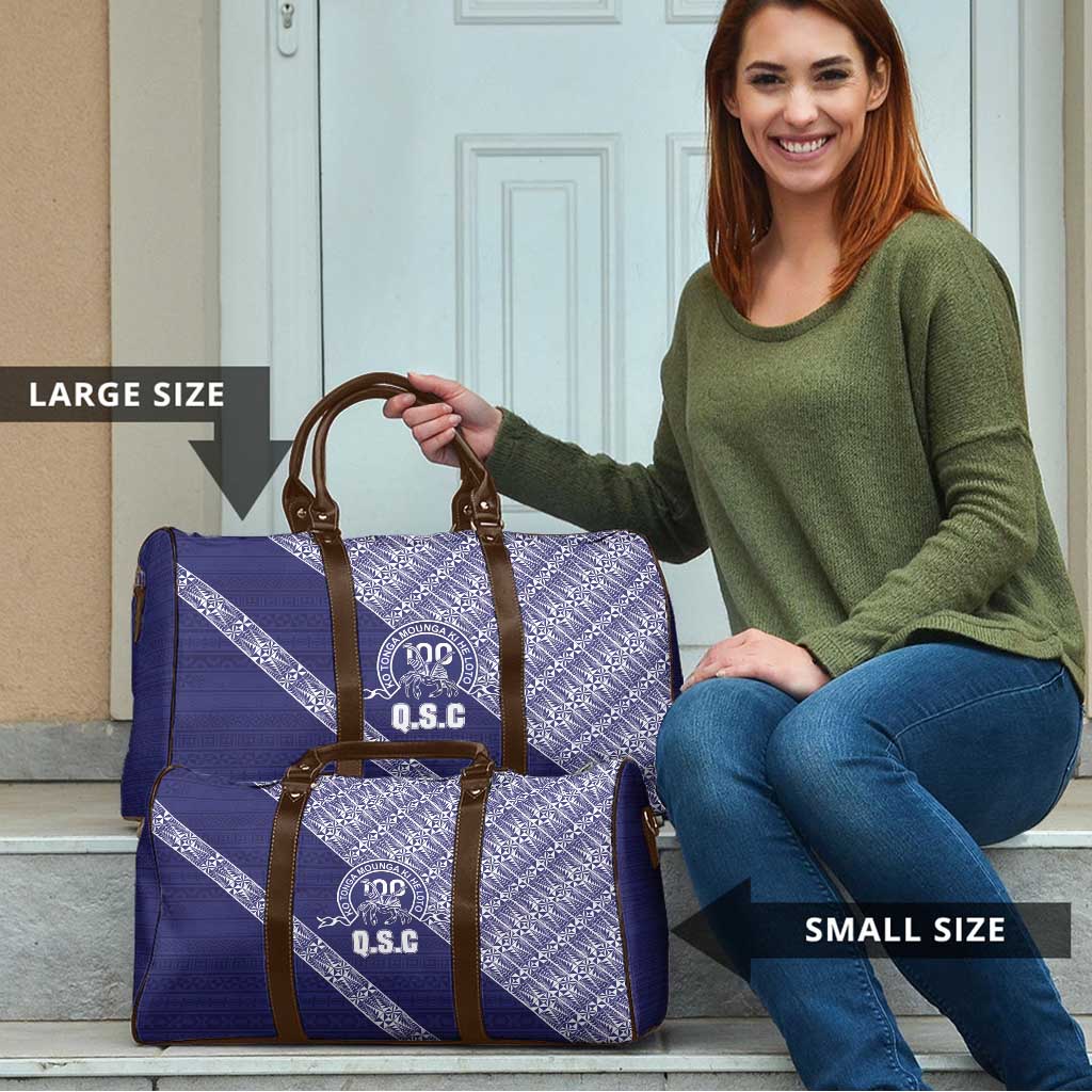 Tonga Queen Salote College Travel Bag 100 Years Anniversary Navy Color LT05 - Polynesian Pride