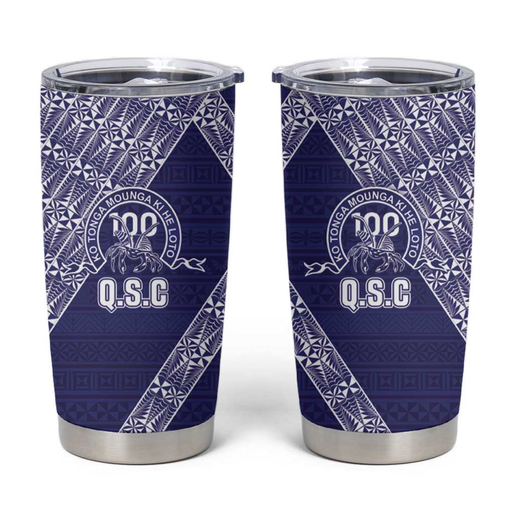 Tonga Queen Salote College Tumbler Cup 100 Years Anniversary Navy Color