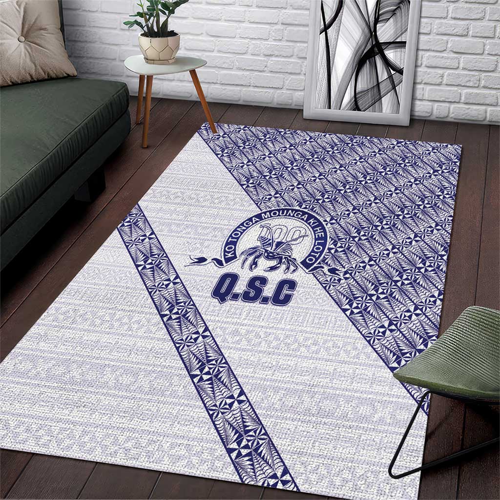 Tonga Queen Salote College Area Rug 100 Years Anniversary White Color LT05 White - Polynesian Pride