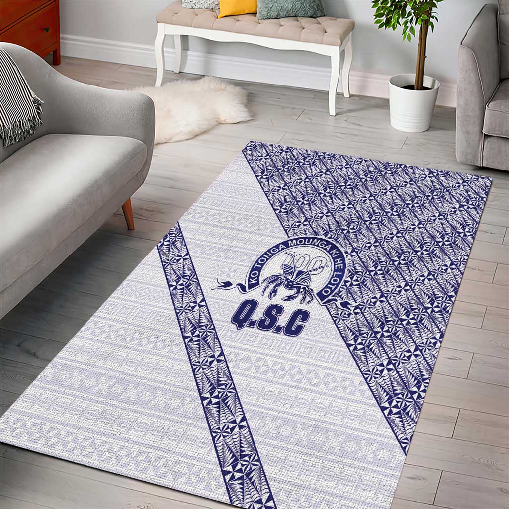 Tonga Queen Salote College Area Rug 100 Years Anniversary White Color LT05 - Polynesian Pride