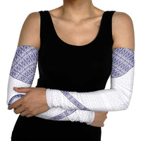Tonga Queen Salote College Arm Sleeves 100 Years Anniversary White Color LT05 - Polynesian Pride
