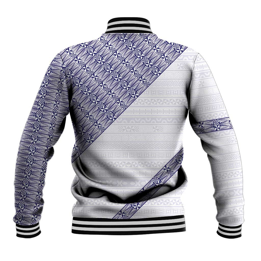 Tonga Queen Salote College Baseball Jacket 100 Years Anniversary White Color LT05 - Polynesian Pride