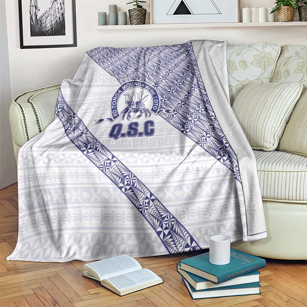 Tonga Queen Salote College Blanket 100 Years Anniversary White Color LT05 White - Polynesian Pride