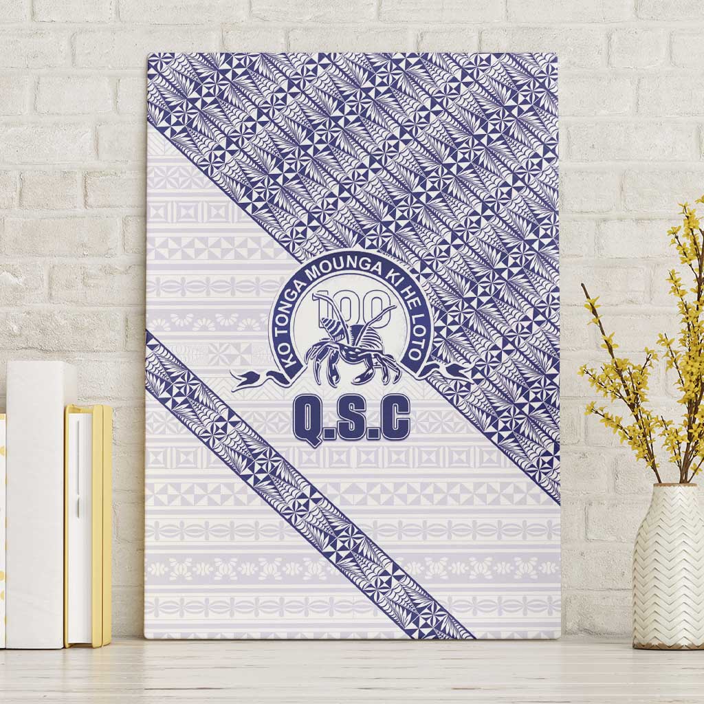 Tonga Queen Salote College Canvas Wall Art 100 Years Anniversary White Color LT05 Without Frame White - Polynesian Pride
