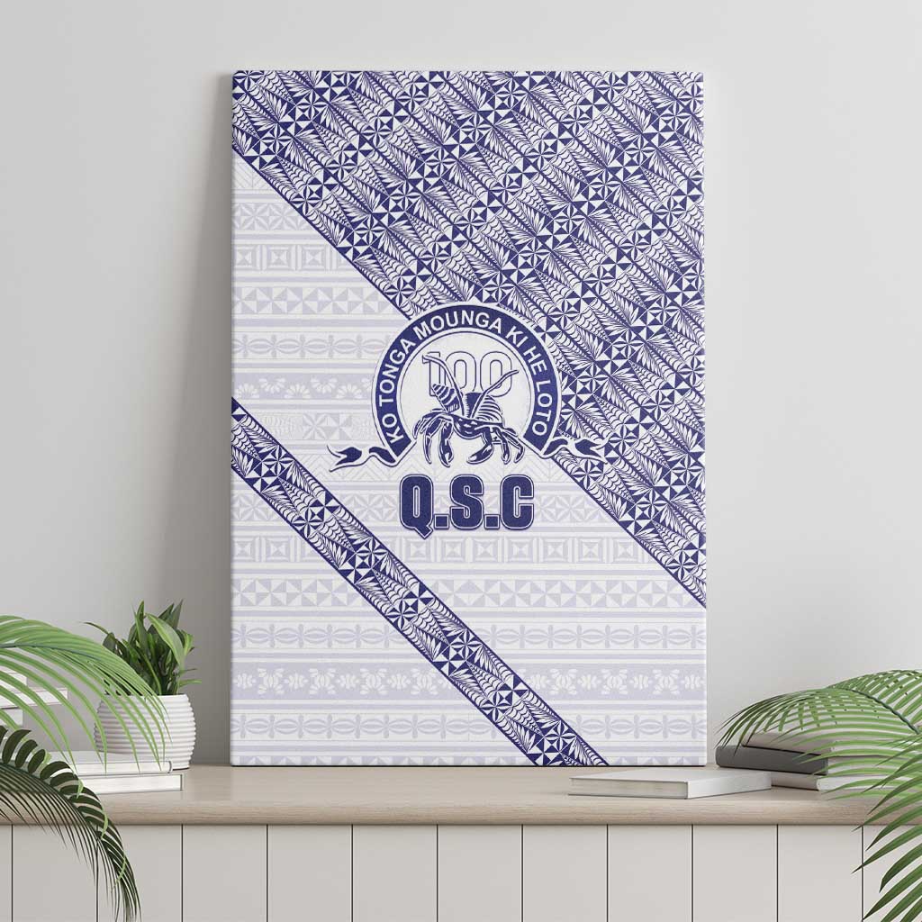 Tonga Queen Salote College Canvas Wall Art 100 Years Anniversary White Color LT05 - Polynesian Pride