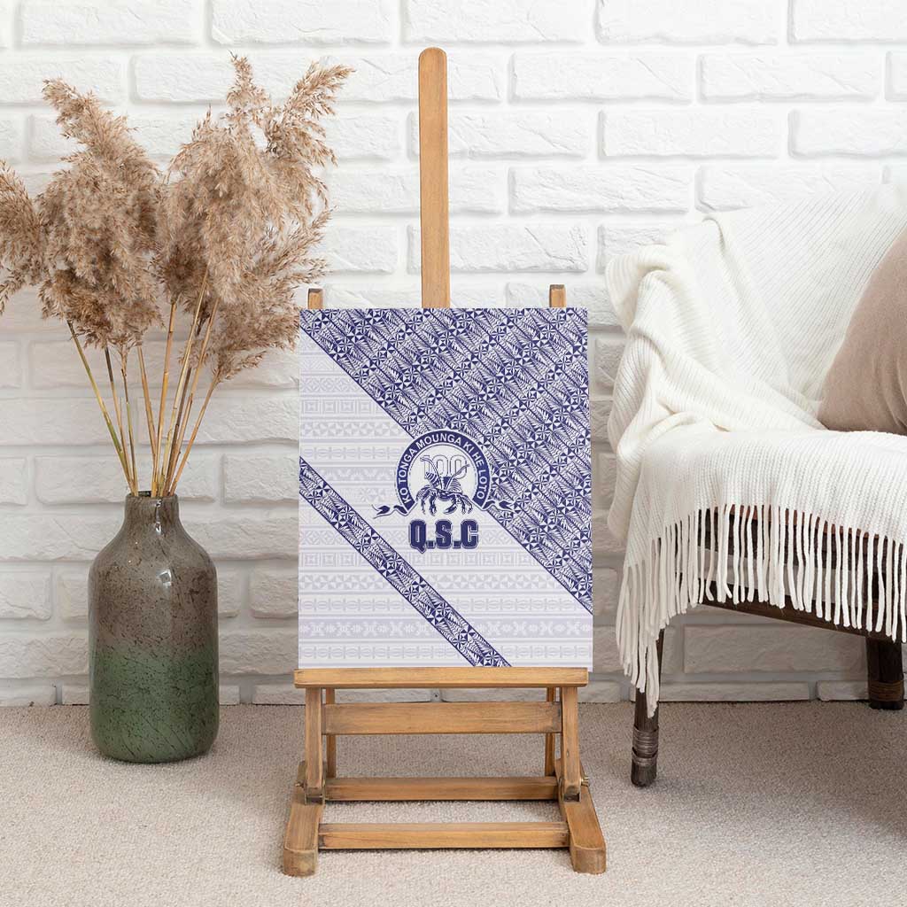 Tonga Queen Salote College Canvas Wall Art 100 Years Anniversary White Color LT05 - Polynesian Pride