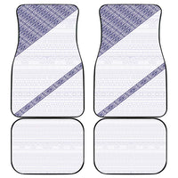 Tonga Queen Salote College Car Mats 100 Years Anniversary White Color LT05 - Polynesian Pride