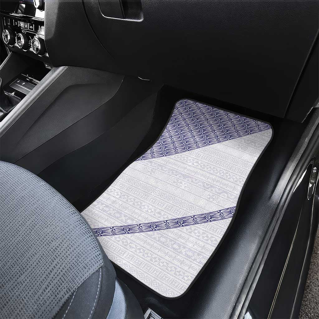 Tonga Queen Salote College Car Mats 100 Years Anniversary White Color LT05 - Polynesian Pride