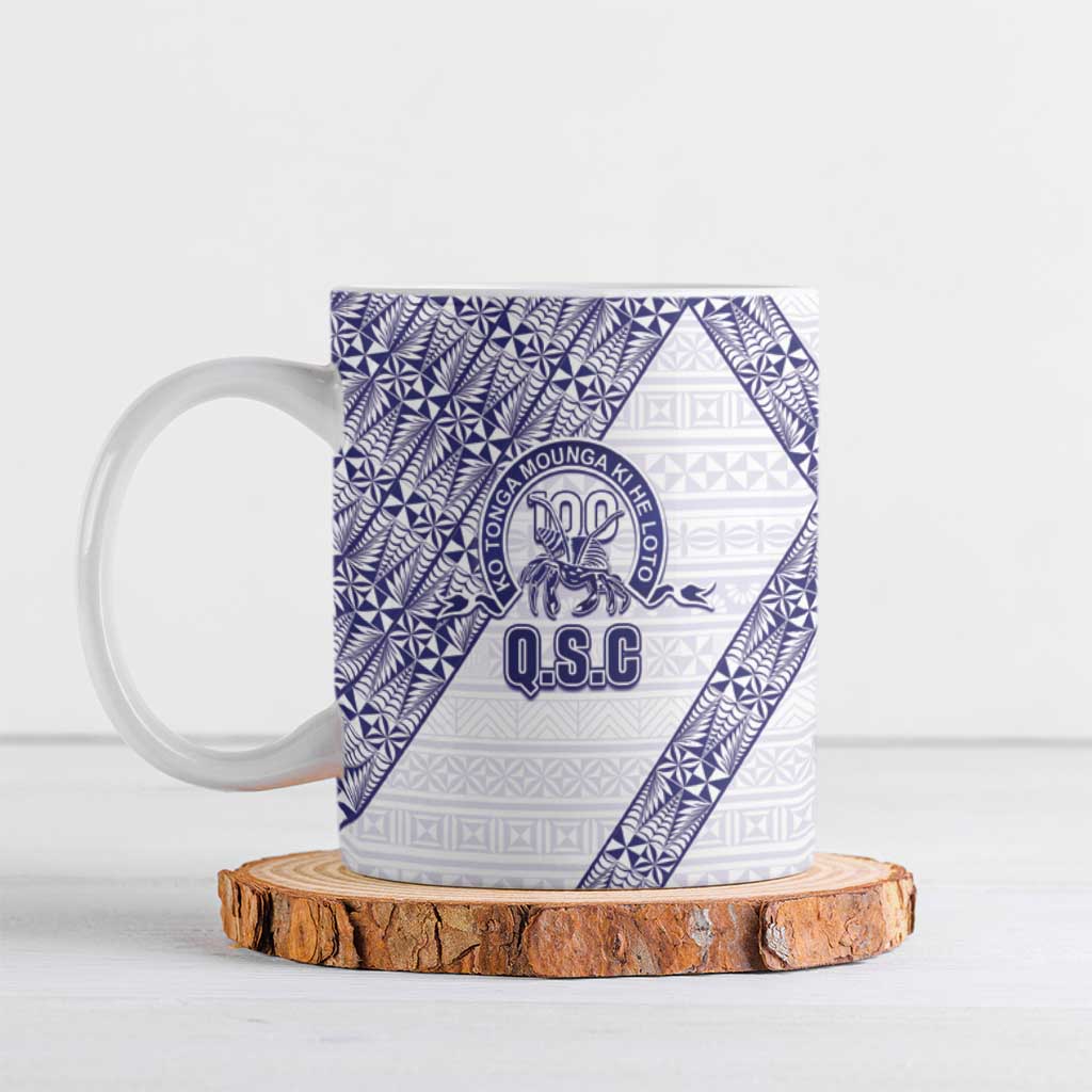 Tonga Queen Salote College Ceramic Mug 100 Years Anniversary White Color LT05 White - Polynesian Pride